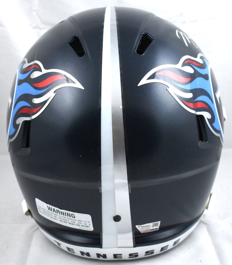 Will Levis Signed Tennessee Titans Full Size Speed Helmet - Silver Edition