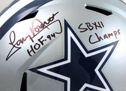 Tony Dorsett Autographed Dallas Cowboys Full Size Speed Helmet