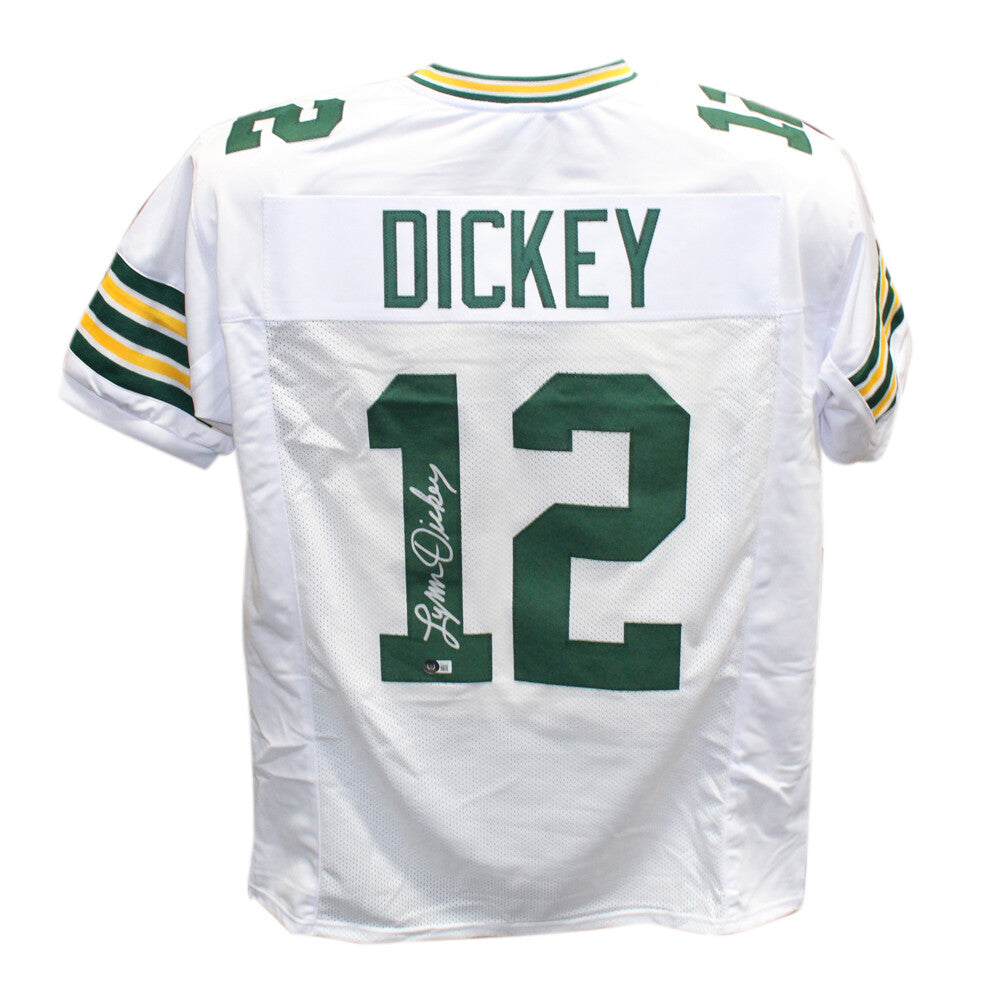 Lynn Dickey Autographed Green Bay Packers White Pro Style Jersey