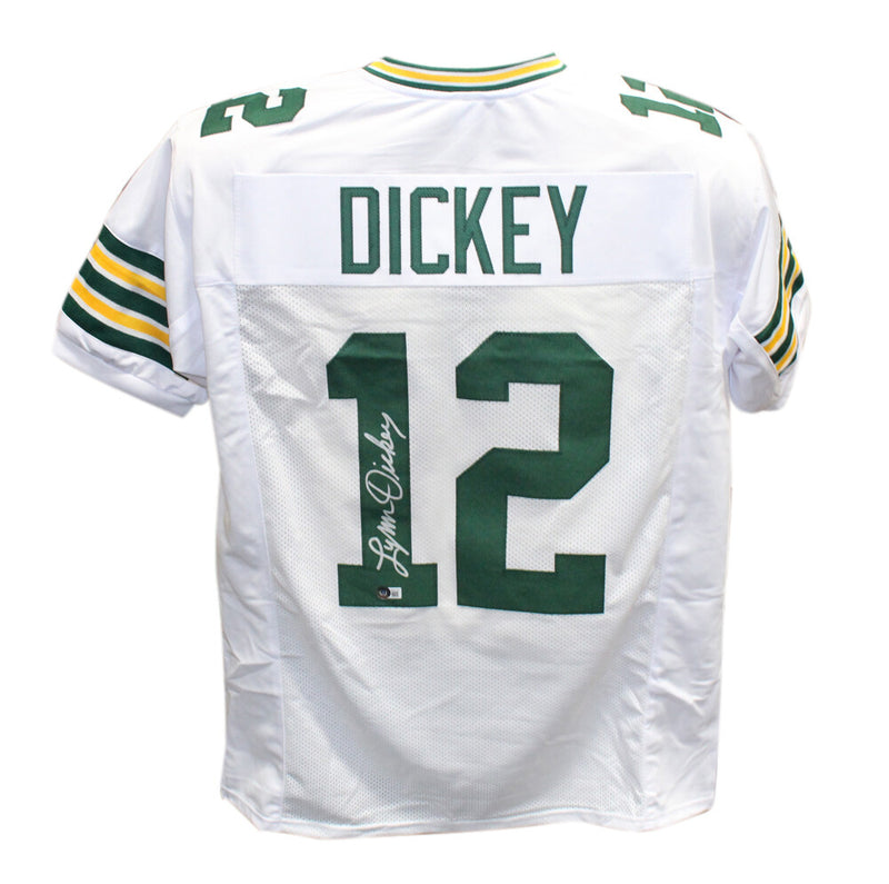 Lynn Dickey Autographed Green Bay Packers White Pro Style Jersey