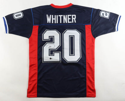 Donte Whitner Autographed Buffalo Bills Dark Blue Custom Jersey
