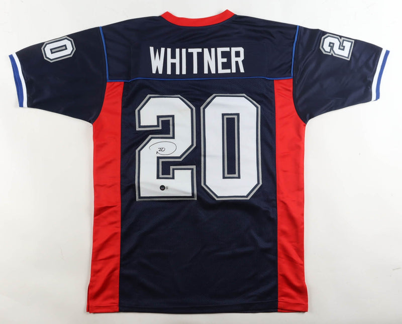 Donte Whitner Autographed Buffalo Bills Dark Blue Custom Jersey