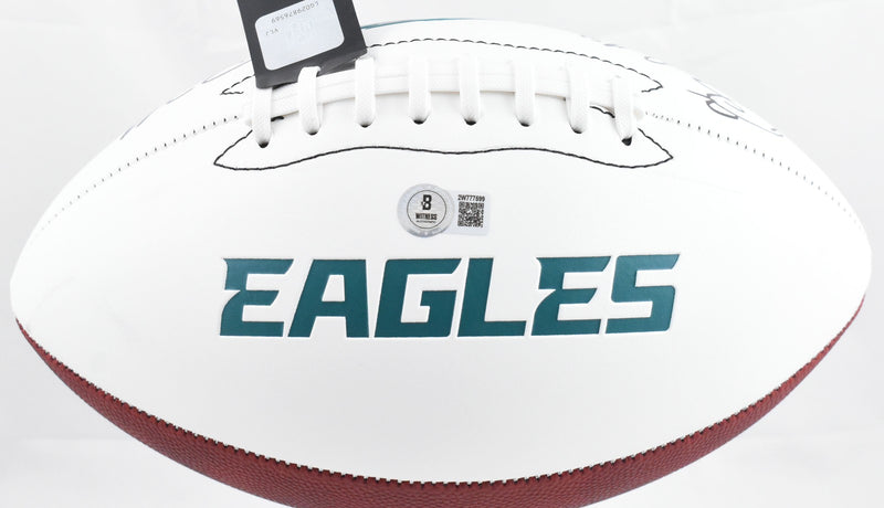 Jalen Carter & Darius Slay Multi-Signed Philadelphia Eagles Logo Football