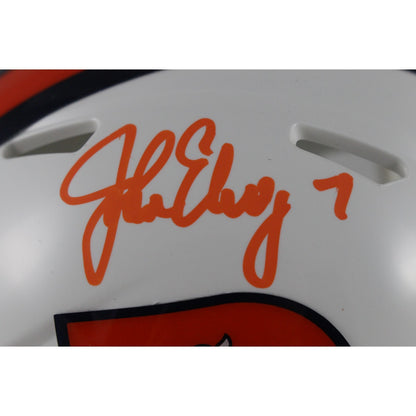 John Elway Signed Denver Broncos 2023 Alternate Mini Helmet