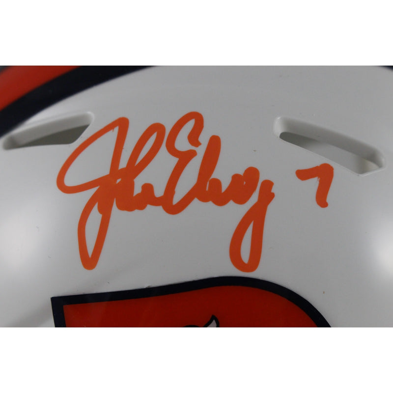 John Elway Signed Denver Broncos 2023 Alternate Mini Helmet