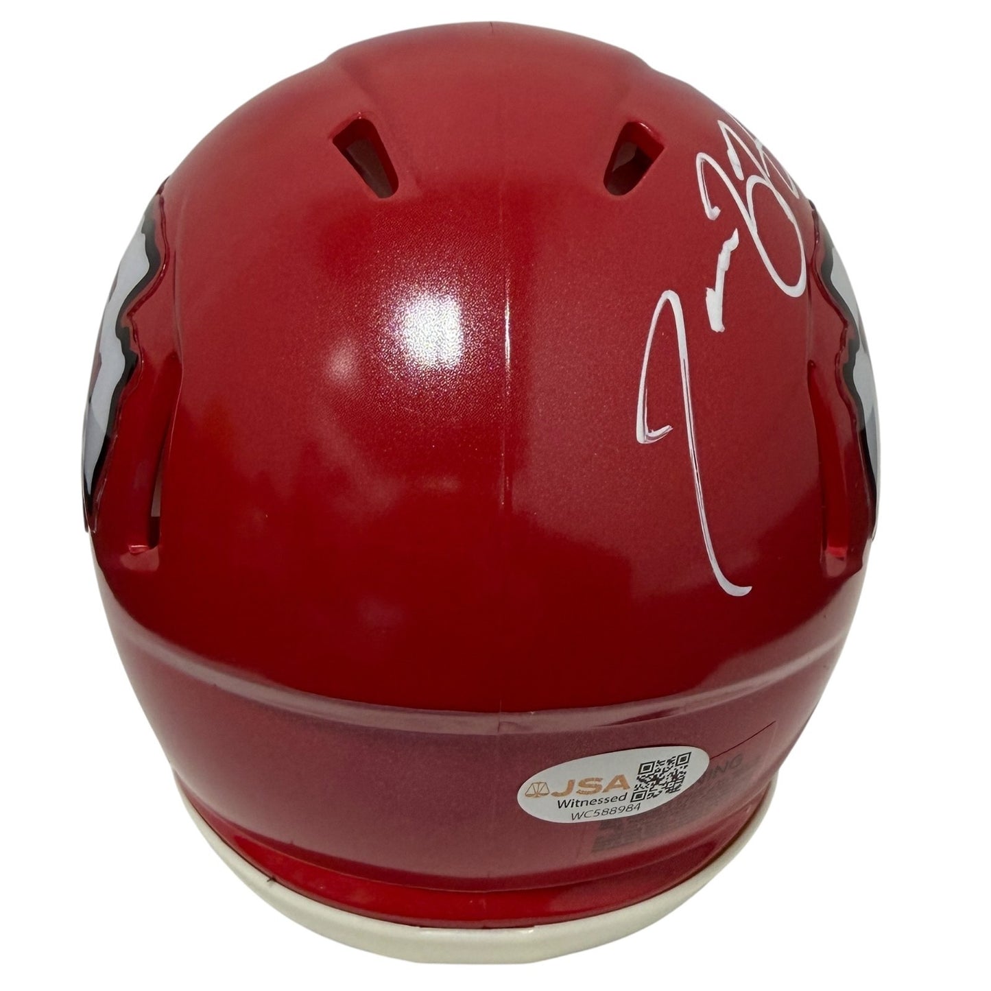 Tamba Hali Signed Kansas City Chiefs Speed Mini Helmet
