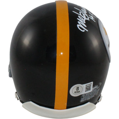 Mel Blount Signed Pittsburgh Steelers Throwback VSR4 Mini Helmet (HOF)
