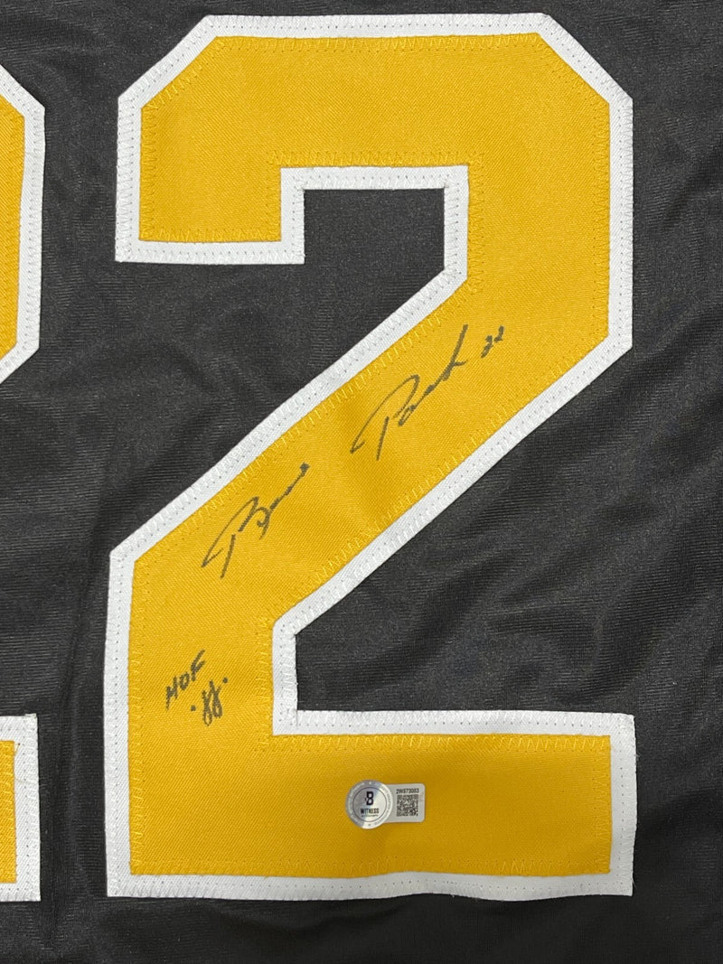 Brad Park Signed Boston Bruins Custom Jersey (HOF 88) Beckett Witness