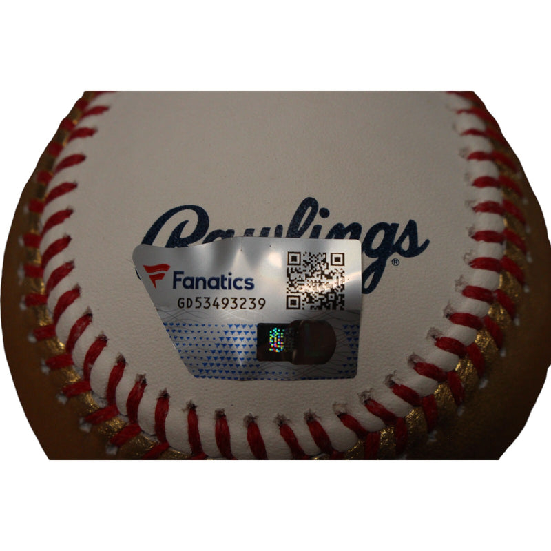Gerrit Cole Autographed New York Yankees White Gold Official Major League Baseball