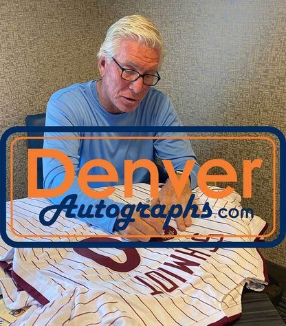 Mike Schmidt Autographed Philadelphia Phillies Mitchell & Ness HOF Jersey
