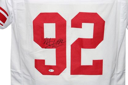 Michael Strahan Autographed New York Giants Custom Pro Style Jersey