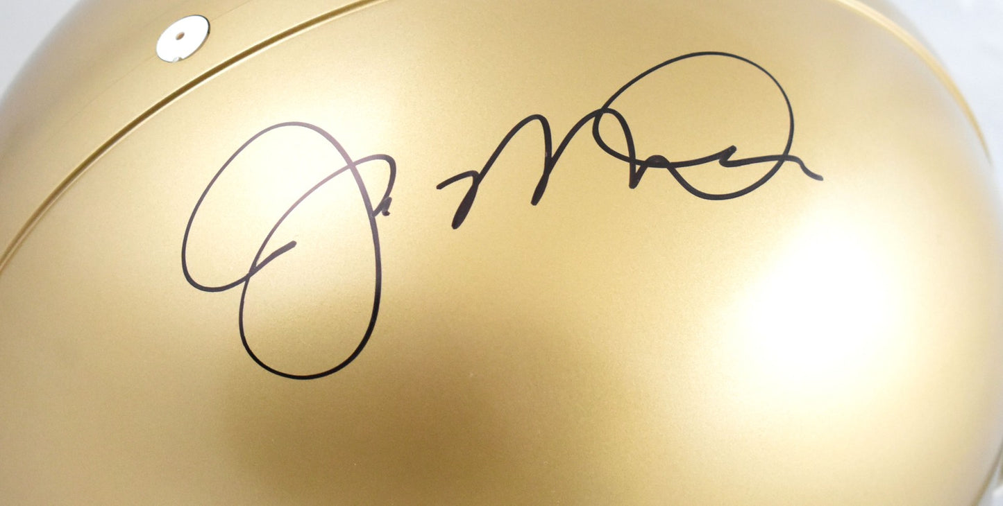 Joe Montana Autographed Notre Dame Full Size Authentic Helmet