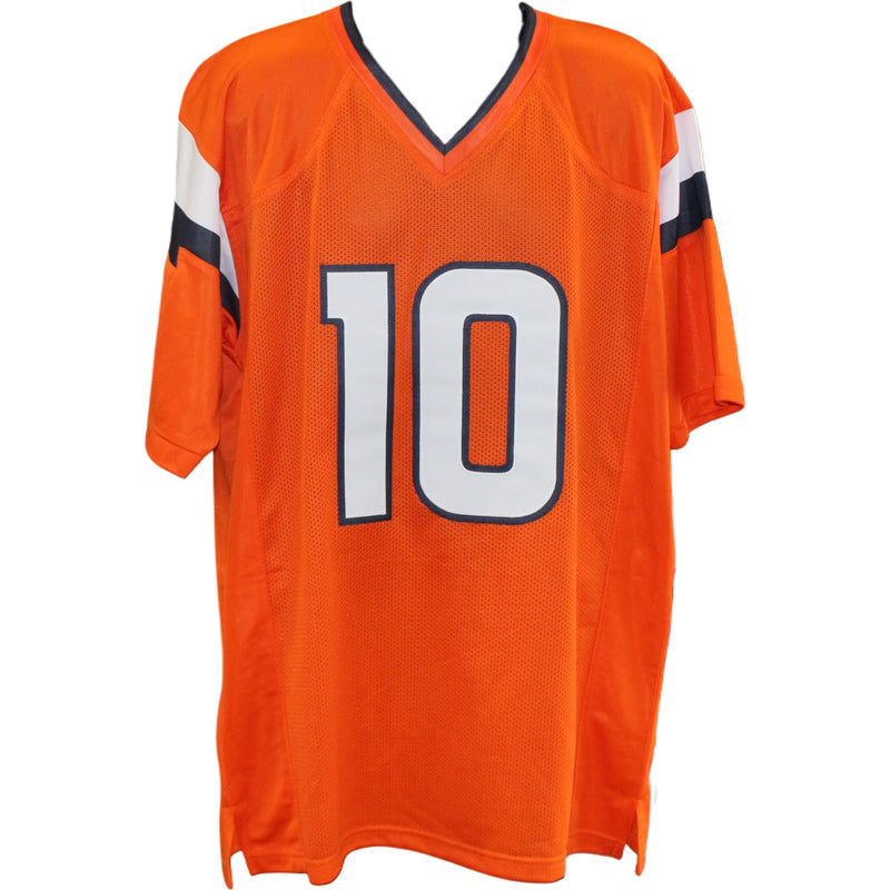 Bo Nix Autographed Pro Style Orange Jersey (Beckett Witnessed)