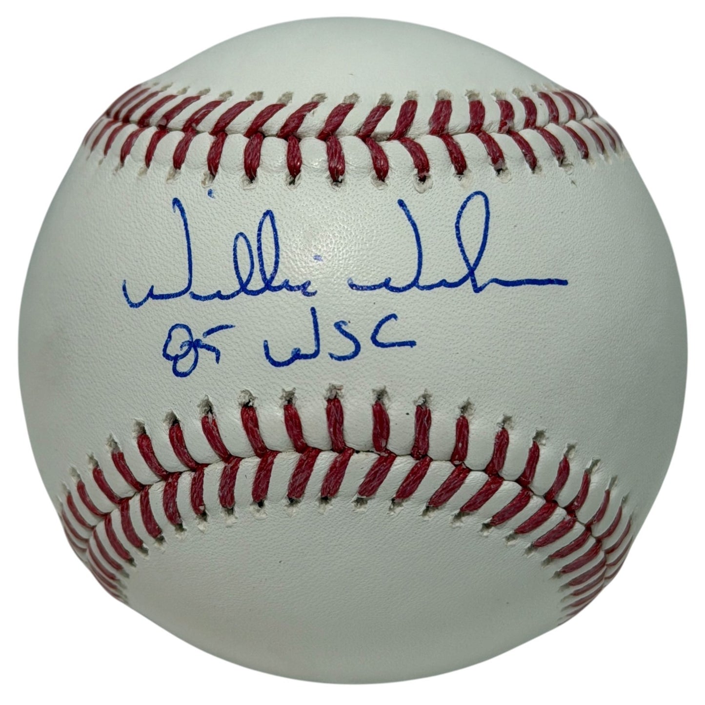 Willie Wilson Autographed Official Major League Baseball (85 WSC)