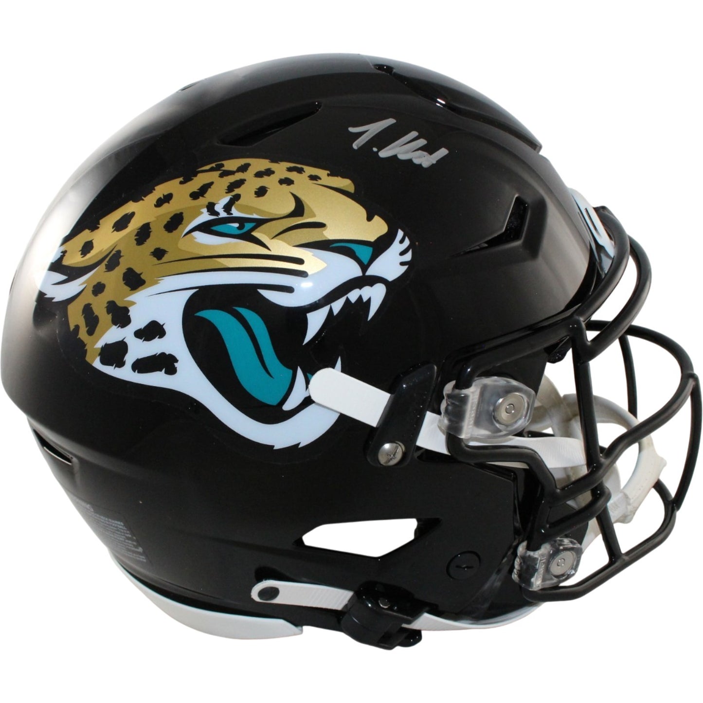 Travis Hunter Autographed Jacksonville Jaguars Authentic SpeedFlex Helmet