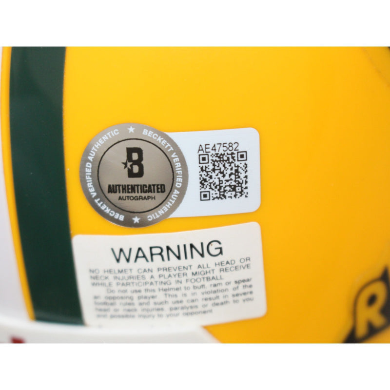 Bart Starr Signed Green Bay Packers VSR4 Mini Helmet