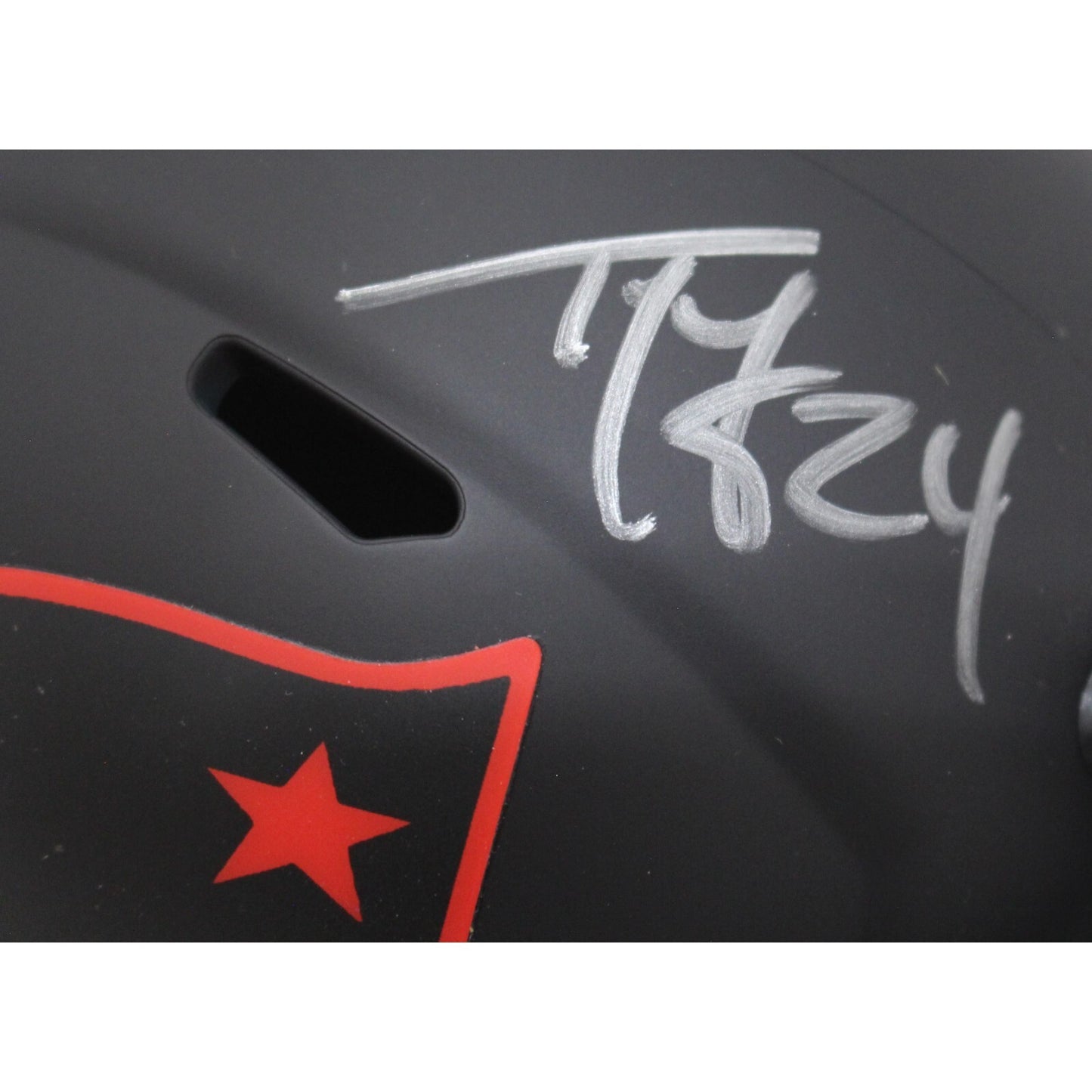 Ty Law New England Patriots Signed Eclipse Mini Helmet