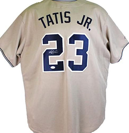 Fernando Tatis Jr. Autographed San Diego Padres Sand Majestic Jersey