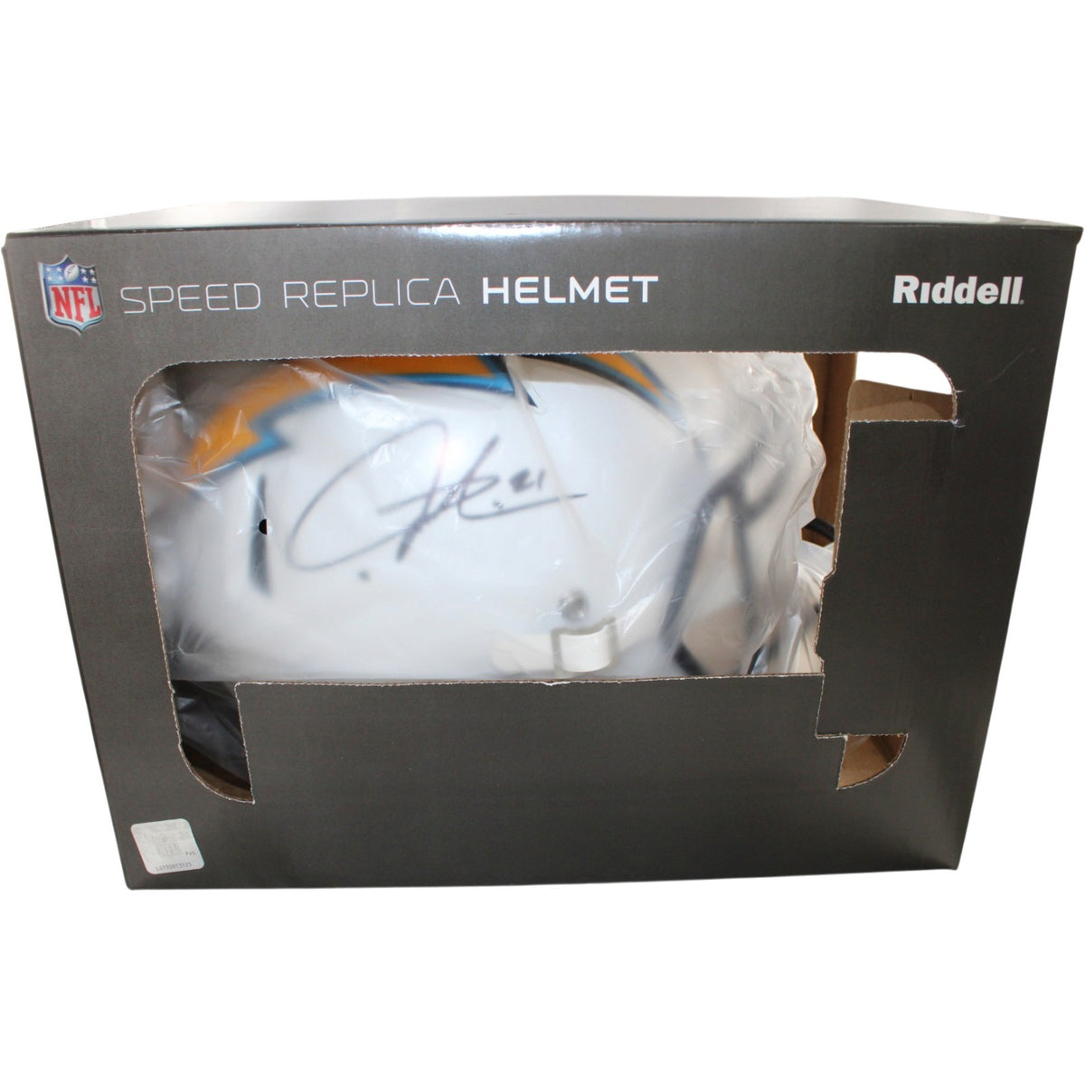 LaDainian Tomlinson Signed San Diego Chargers Full Size Throwback Helmet