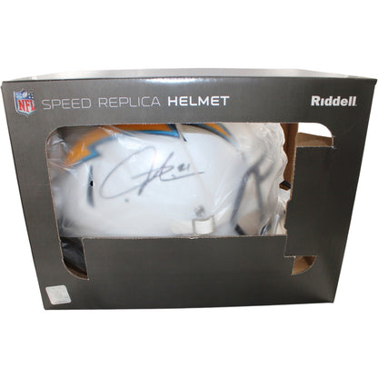 LaDainian Tomlinson Signed San Diego Chargers Full Size Throwback Helmet