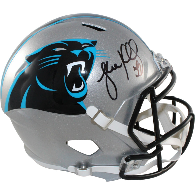 Luke Kuechly Signed Carolina Panthers Full Size Helmet