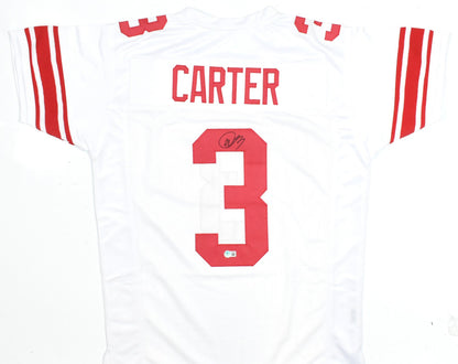 Abdul Carter Autographed New York Giants Style Custom Jersey