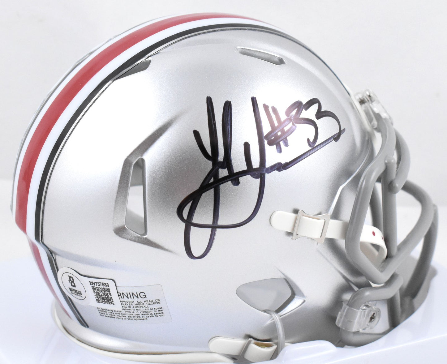 Jack Sawyer Autographed Ohio State Buckeyes Mini Helmet