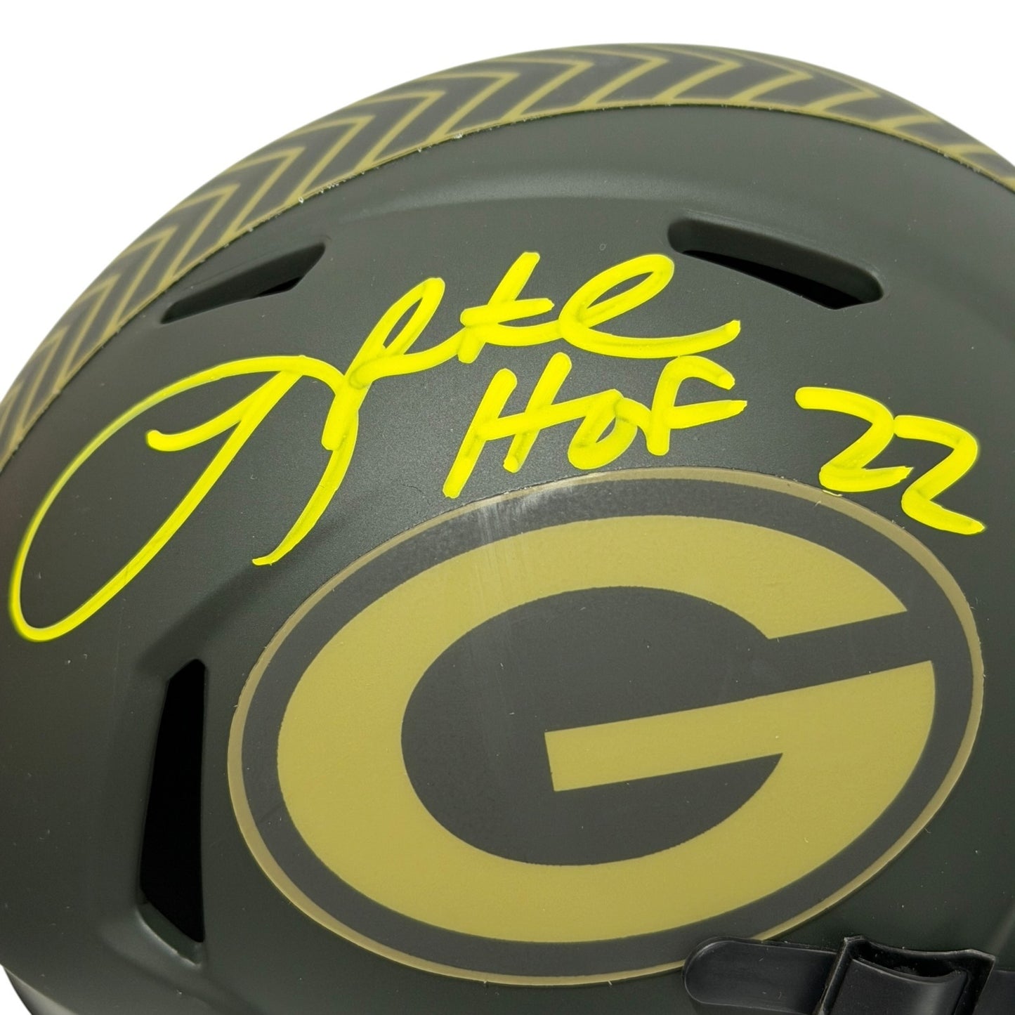 LeRoy Butler Signed Green Bay Packers Salute 24 Mini Helmet (HOF 22) JSA