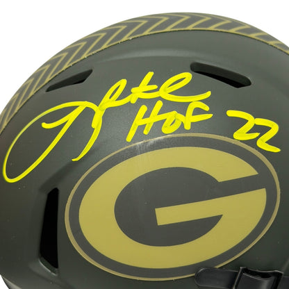 LeRoy Butler Signed Green Bay Packers Salute 24 Mini Helmet (HOF 22) JSA