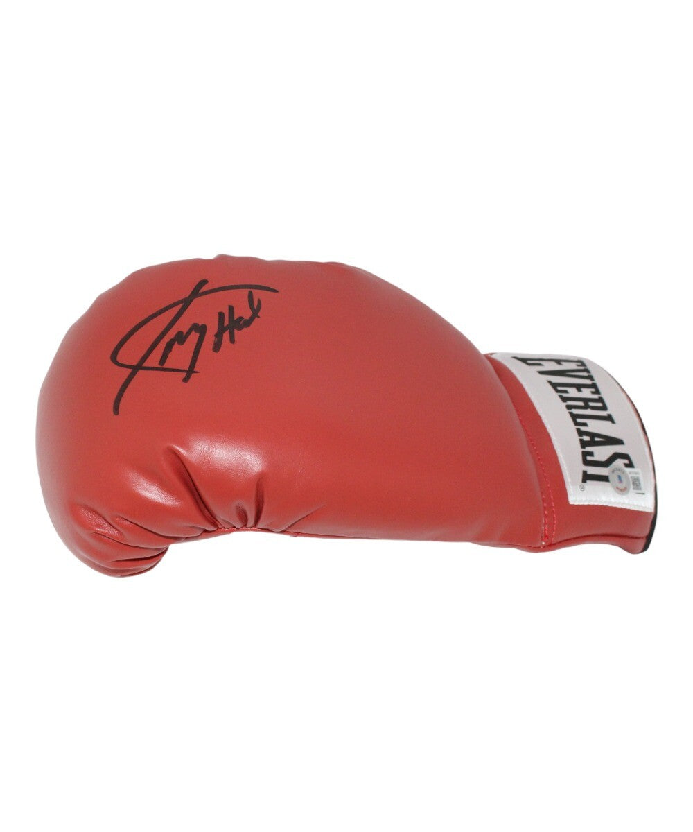 Larry Holmes Signed Everlast Red Boxing Glove (Beckett BAS)