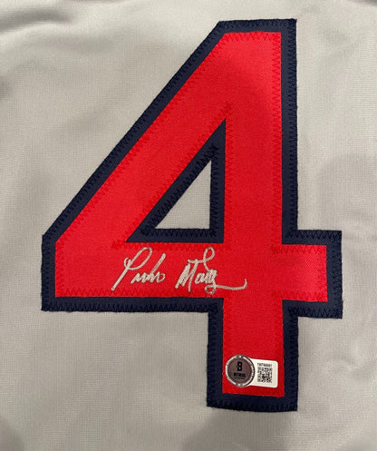 Pedro Martinez Autographed Boston Red Sox Custom Jersey (Beckett BAS)