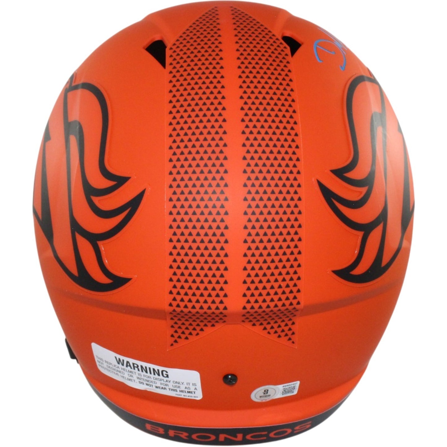 DeMarcus Ware Full Size Helmet - Signed Denver Broncos Rave Edition