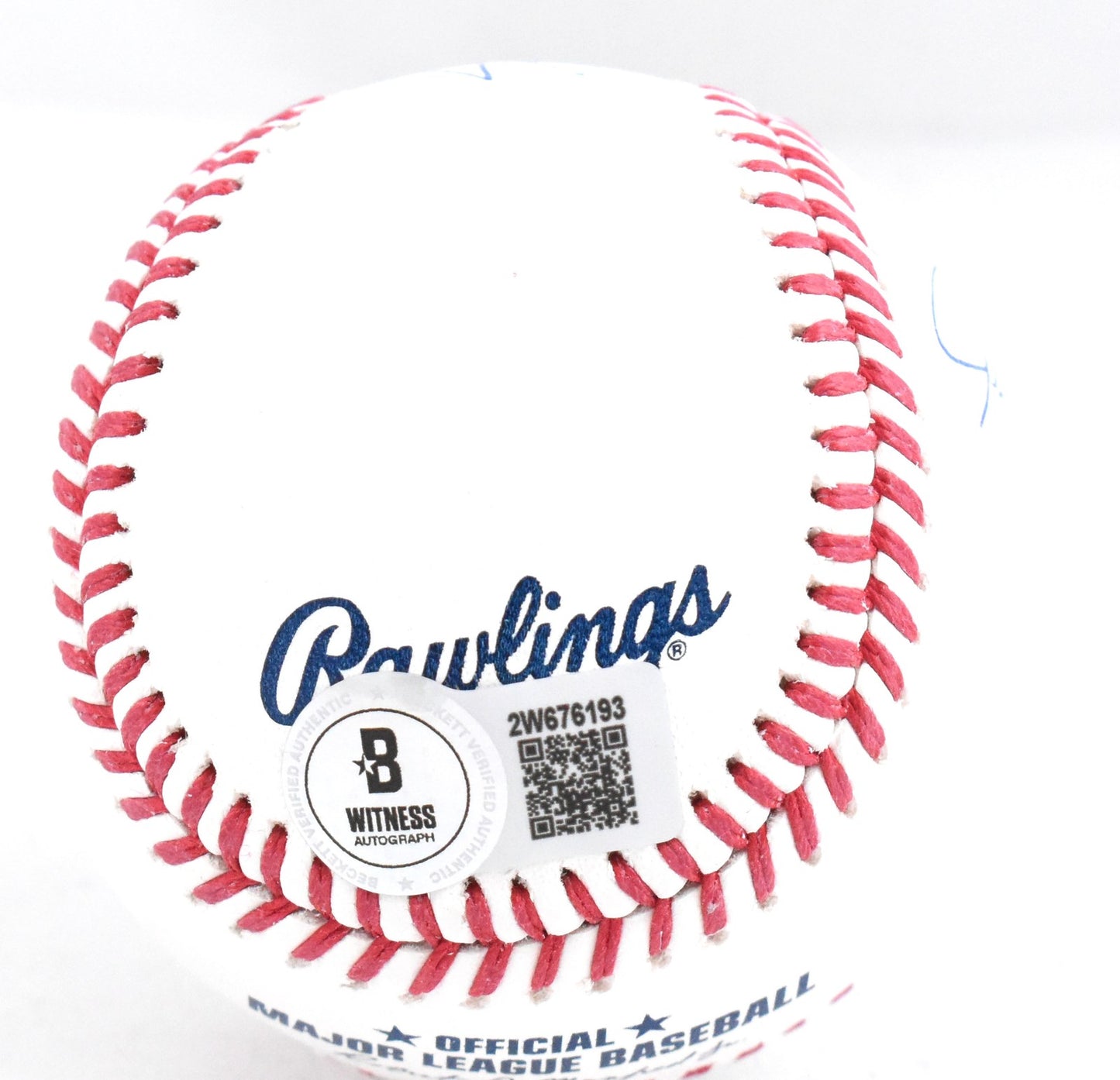 Joe Girardi & Jim Leyritz Signed Official MLB Baseball