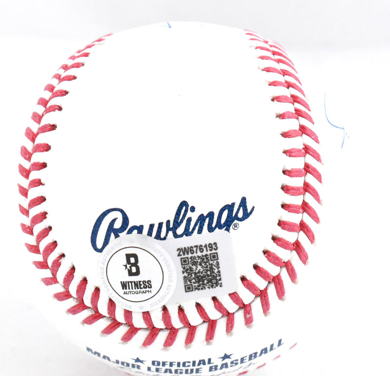 Joe Girardi & Jim Leyritz Signed Official MLB Baseball