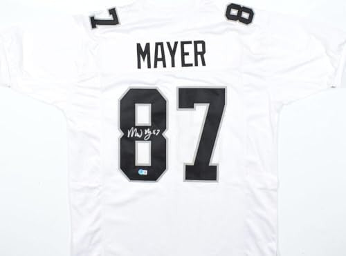 Michael Mayer Autographed White Custom Jersey