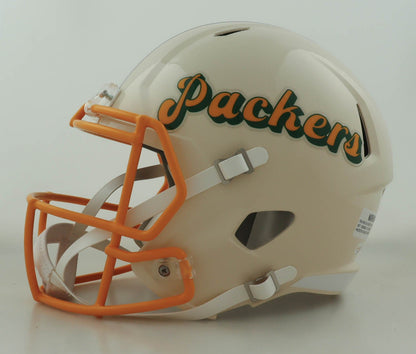 Randall Cobb Autographed Green Bay Packers Retro Replica Helmet
