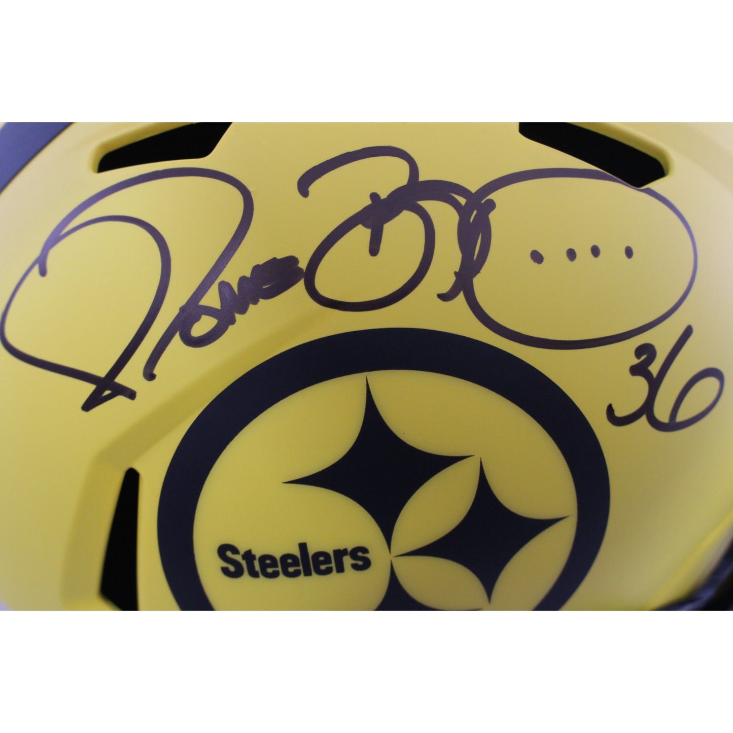 Jerome Bettis Pittsburgh Steelers Autographed Full Size Rave Helmet