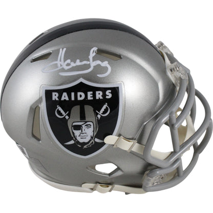 Howie Long Signed Las Vegas Raiders Flash Alternate Mini Helmet