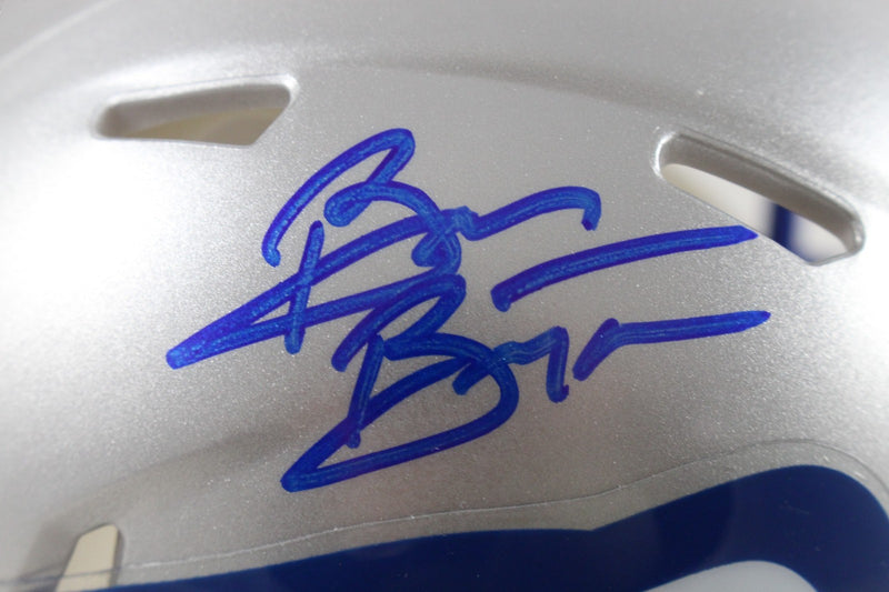 Brian Bosworth Autographed Seattle Seahawks Throwback Mini Helmet (BAS)