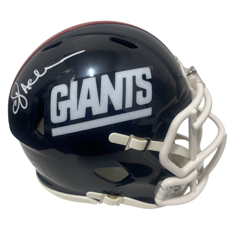 Ottis Anderson New York Giants Signed Throwback Mini Helmet Beckett BAS