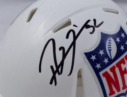 Ray Lewis & Lawrence Taylor Autographed NFL Speed Mini Helmet - Black