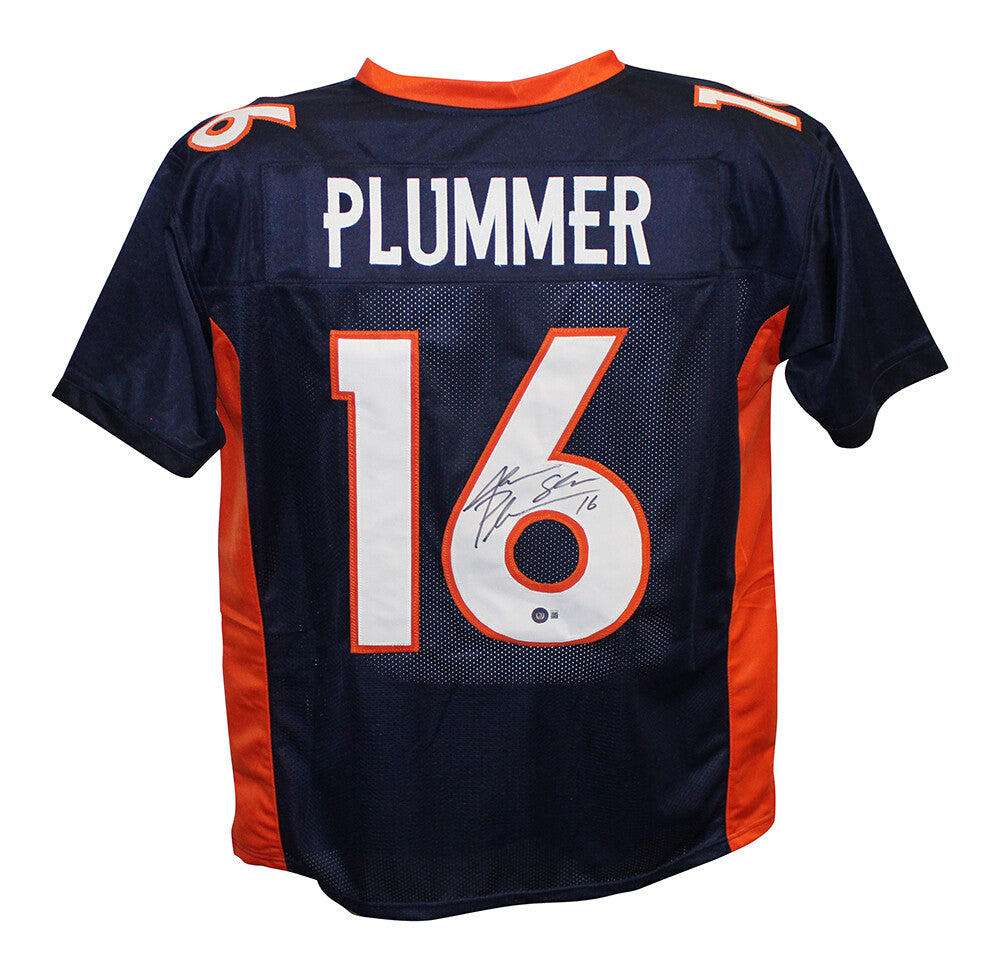 Jake Plummer Denver Broncos Autographed Pro Style Blue Jersey