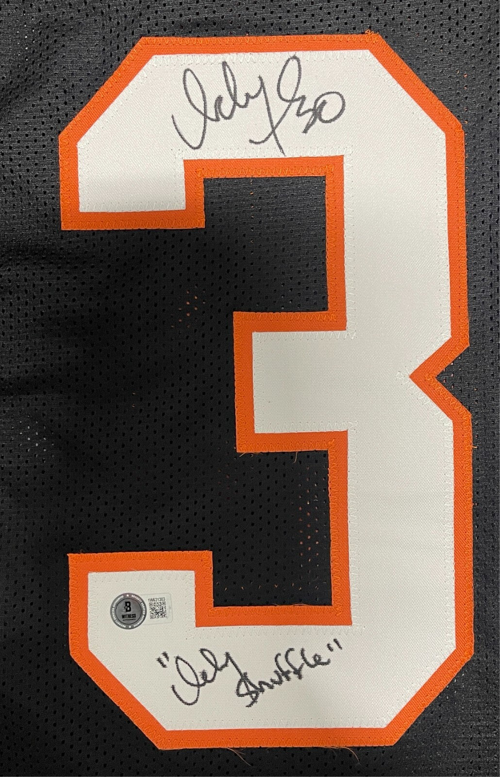 Ickey Woods Signed Cincinnati Bengals Custom Jersey (Ickey Shuffle)