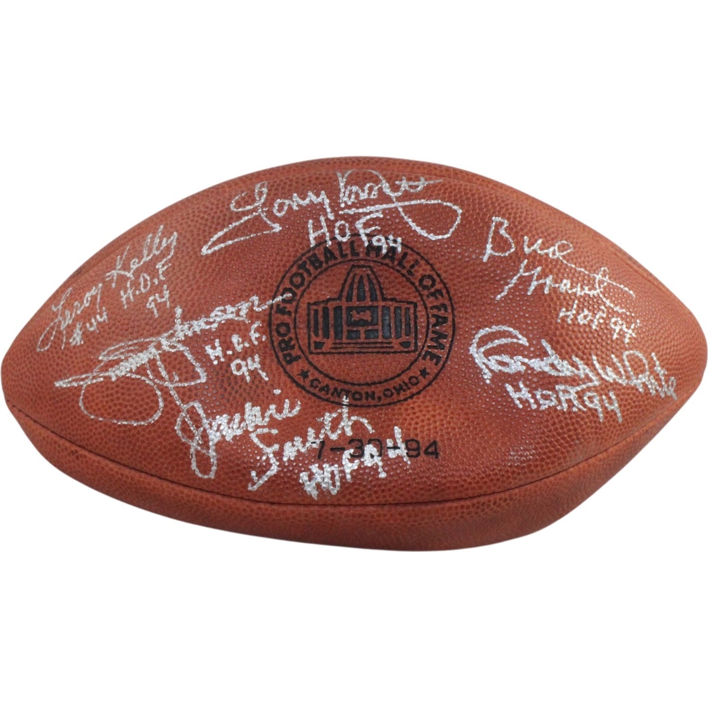 NFL Hall of Fame Class of 1994 Multi-Signed Autographed Football