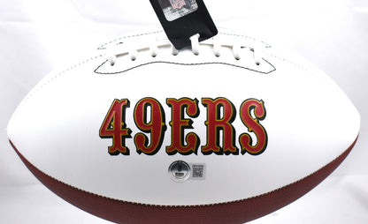 Vernon Davis Signed San Francisco 49ers Logo Football