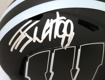 JJ Watt Autographed Wisconsin Badgers Eclipse Speed Mini Helmet