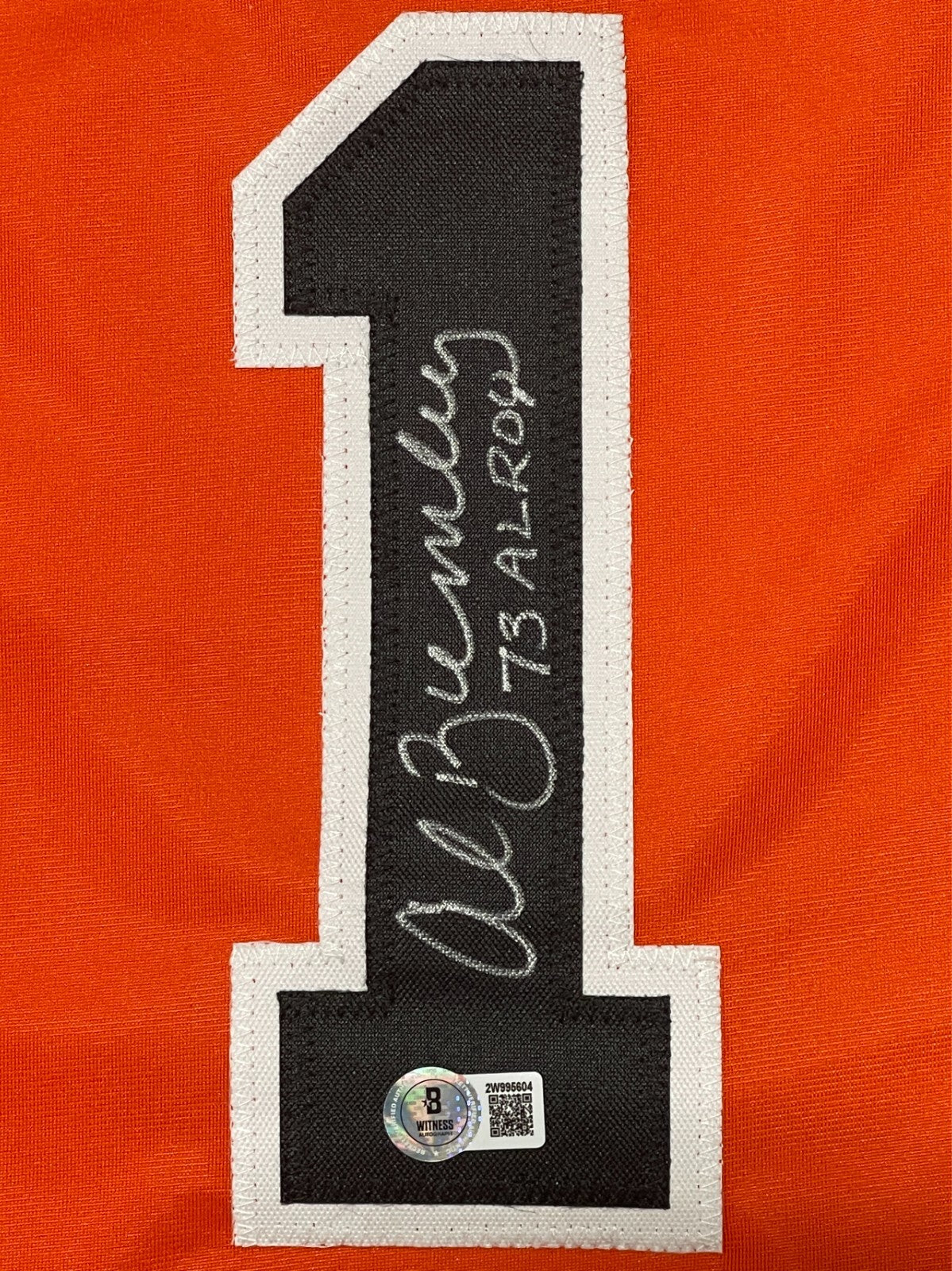 Al Bumbry Signed Baltimore Orioles Custom Jersey ('73 AL ROY) - Beckett