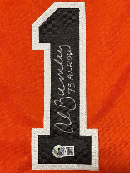 Al Bumbry Signed Baltimore Orioles Custom Jersey ('73 AL ROY) - Beckett