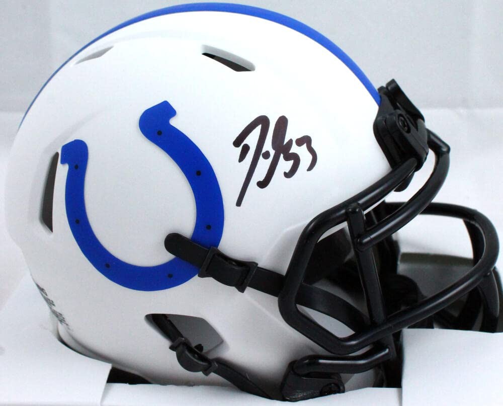 Darius Leonard Signed Indianapolis Colts Lunar Speed Mini Helmet
