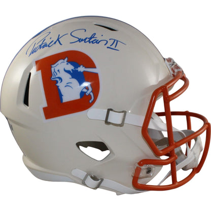 Patrick Surtain Signed Denver Broncos Full Size Retro Helmet